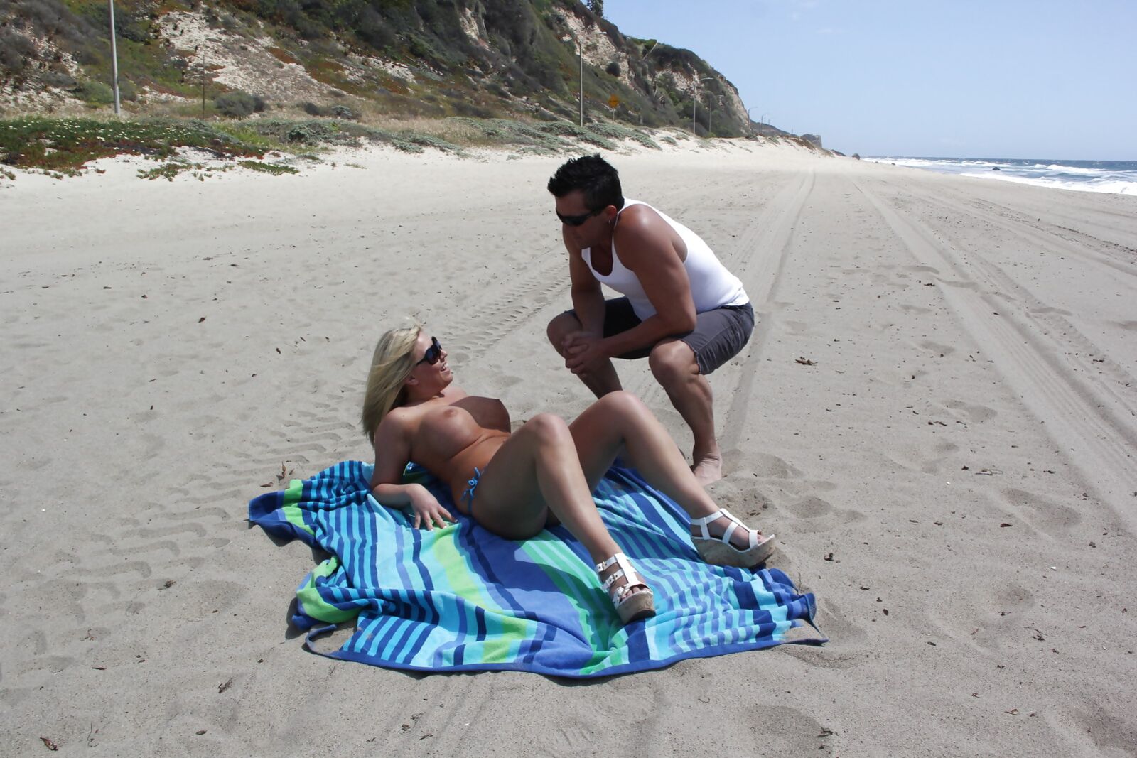 Enough Time On The Beach Lets Go Inside And Fuck