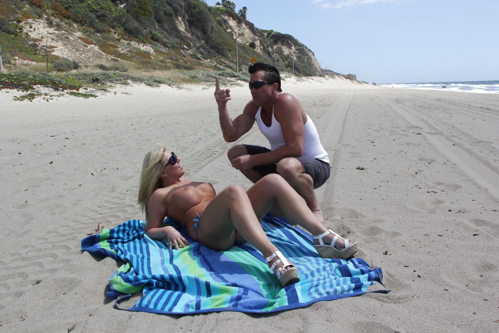 Enough Time On The Beach Lets Go Inside And Fuck
