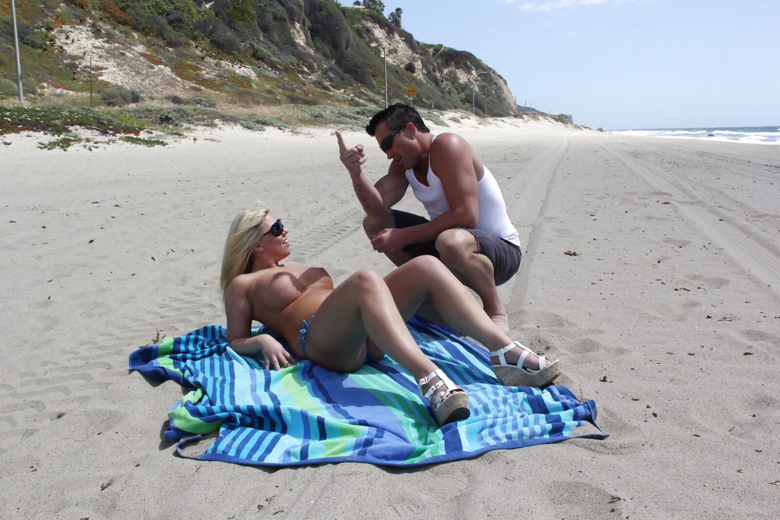 Enough Time On The Beach Lets Go Inside And Fuck