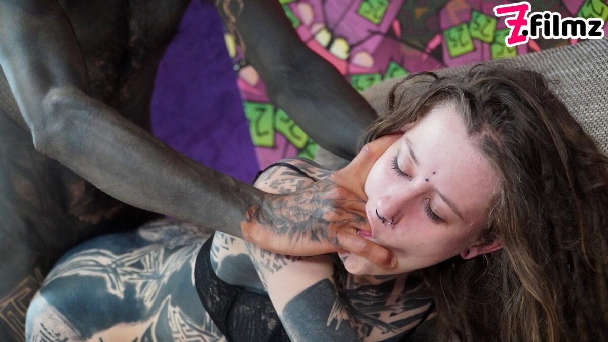 Tattoed couple HARD fucking and ANAL play