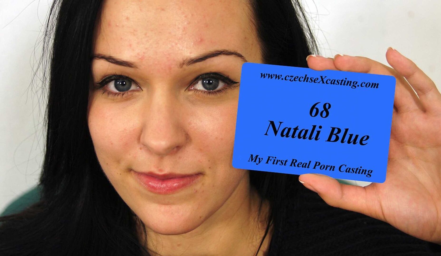 Natali's first porn casting
