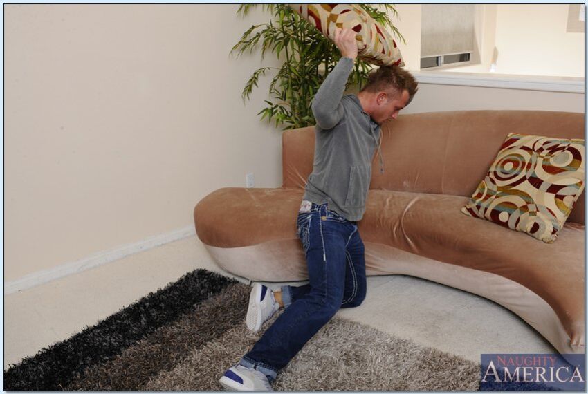 Puma Swede fucking in the couch with her blue eyes