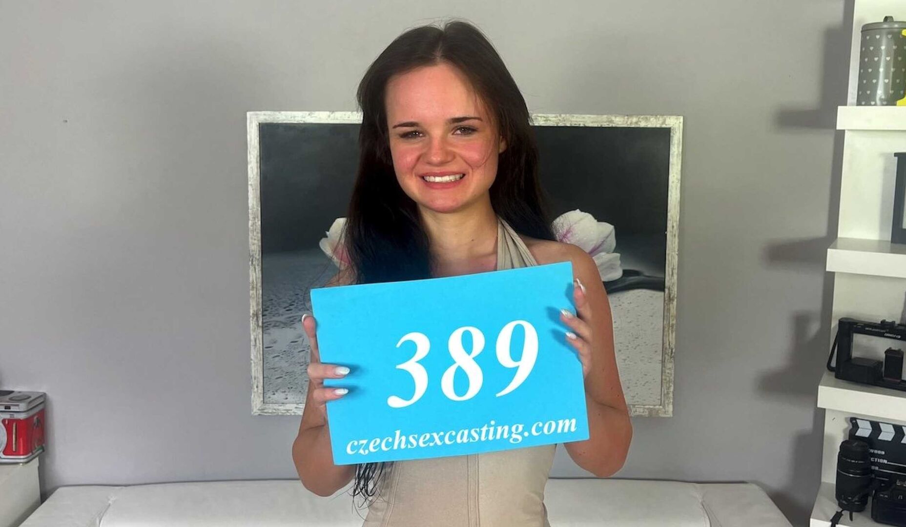 Beauty from Poland tries her luck at a Czech casting