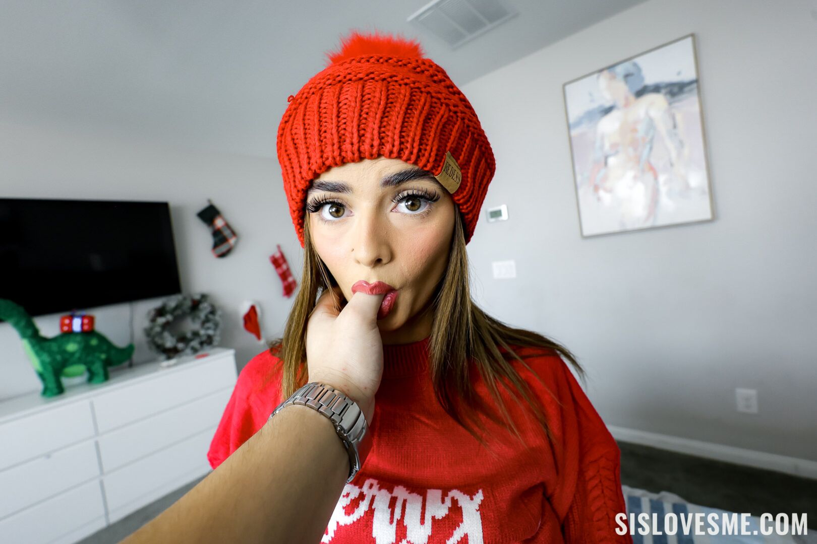 My Little Stepsis Christmas Creampie!