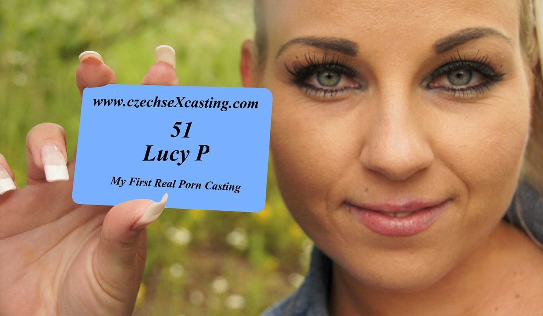 Lucy's first porn casting