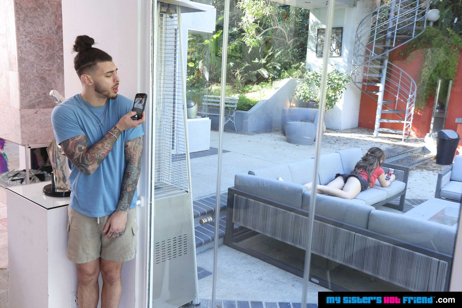 Serena Sterling poses for nudes for her friend's horny brother