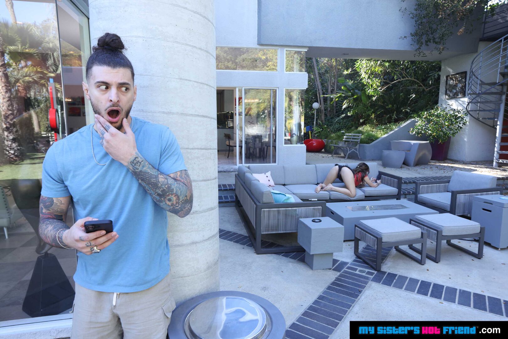 Serena Sterling poses for nudes for her friend's horny brother