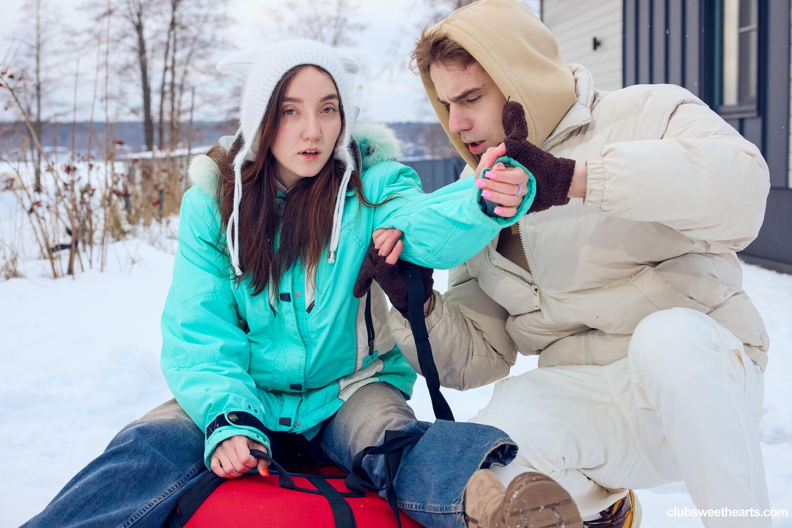 A slippery fuck with Cristafeer and Sia