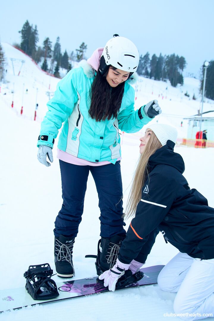 Snowboarding makes us so horny