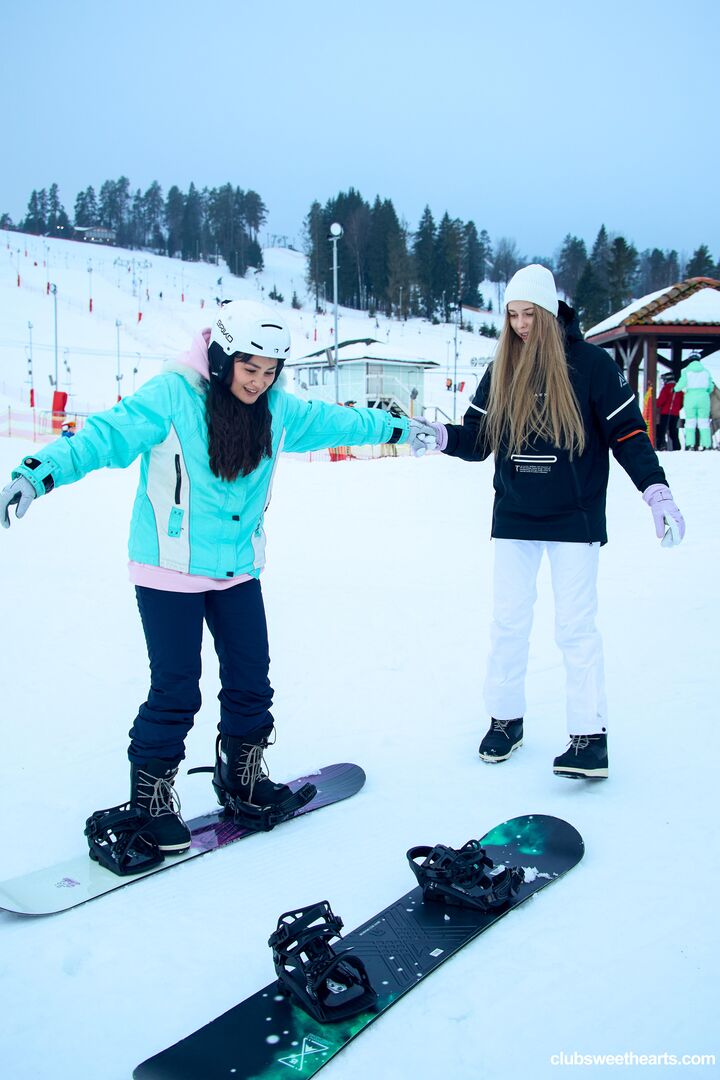 Snowboarding makes us so horny