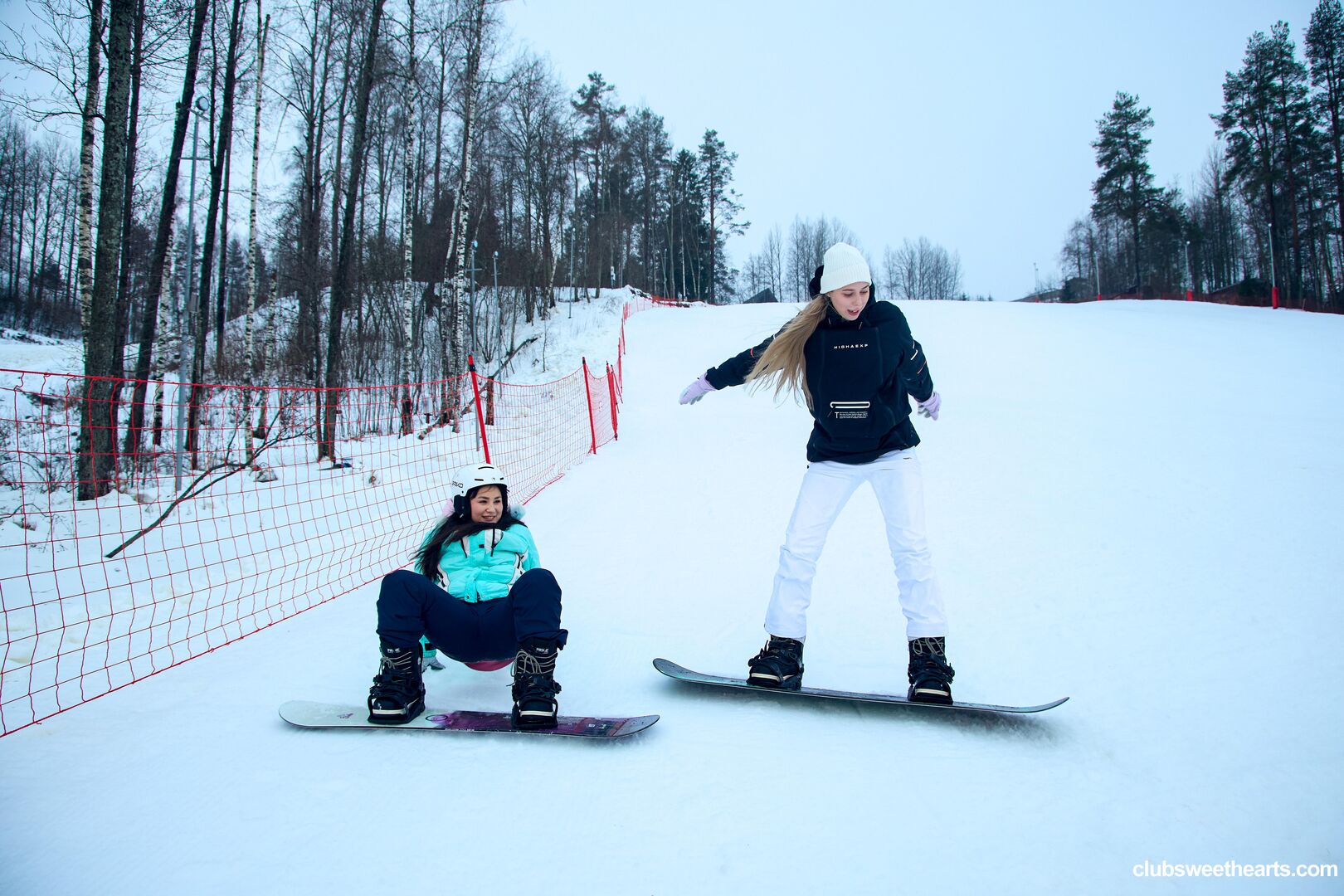 Snowboarding makes us so horny