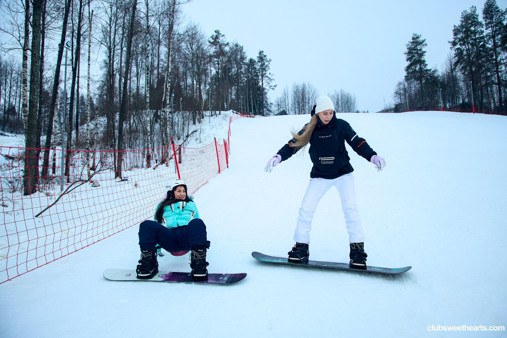 Snowboarding makes us so horny