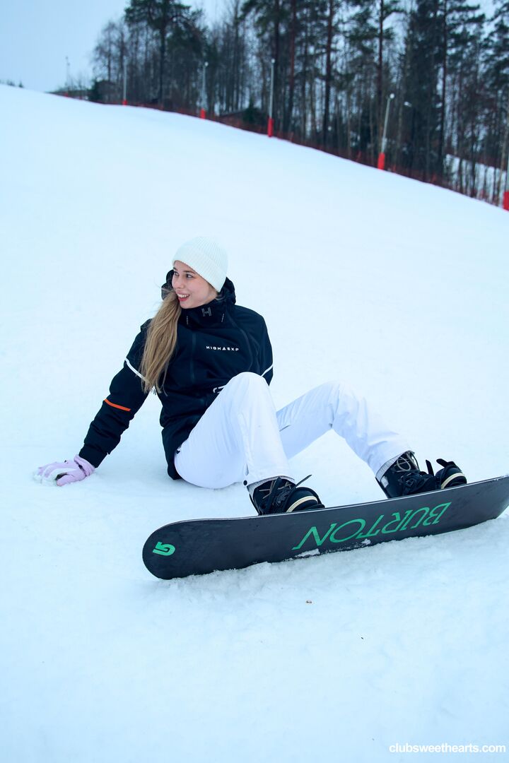 Snowboarding makes us so horny
