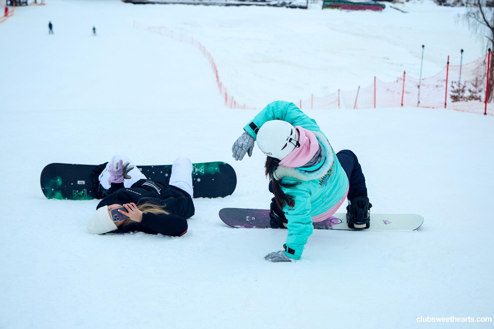 Snowboarding makes us so horny