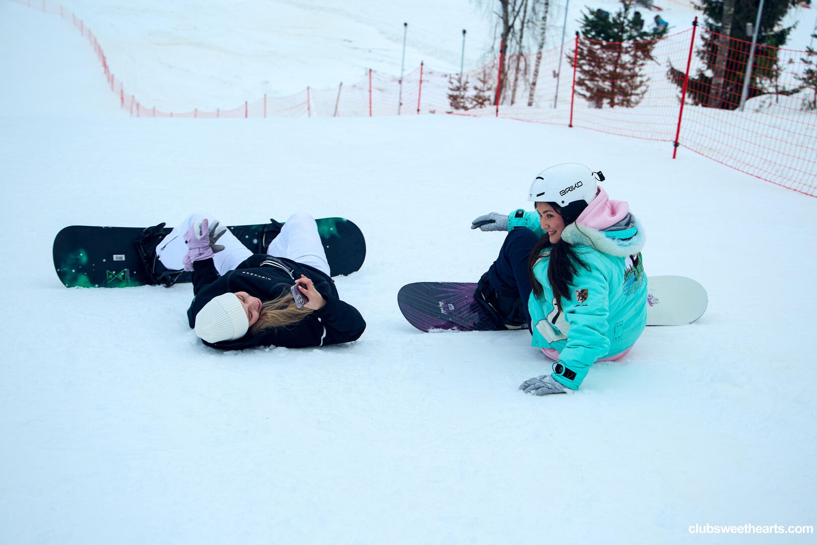 Snowboarding makes us so horny