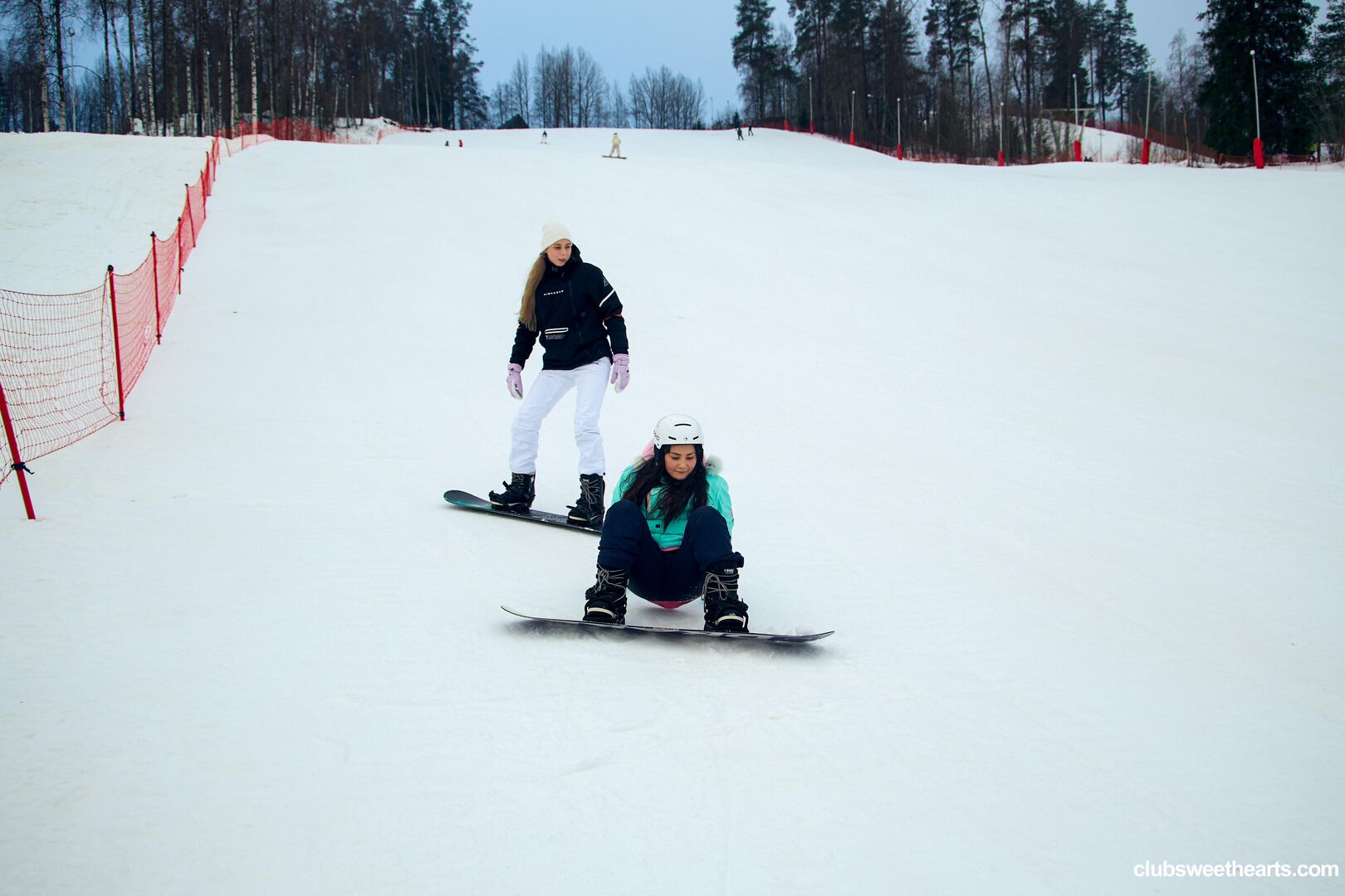 Snowboarding makes us so horny