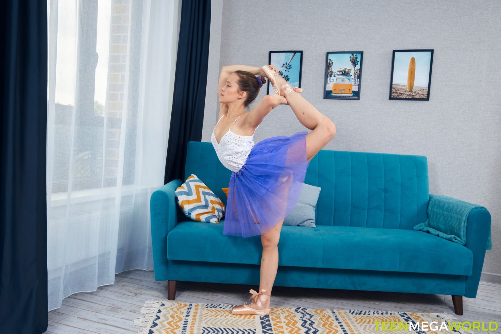 Hot sex at a ballet workout