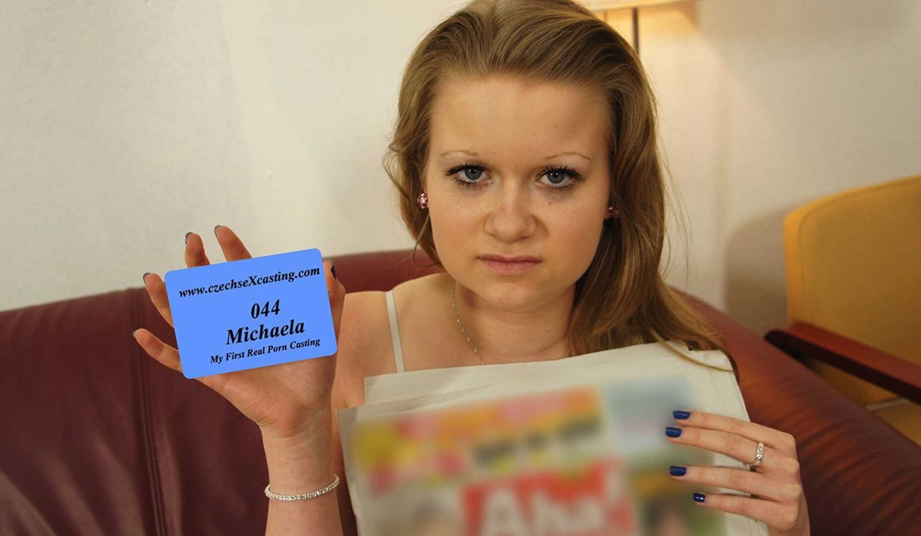 Michaela's first porn casting 0183