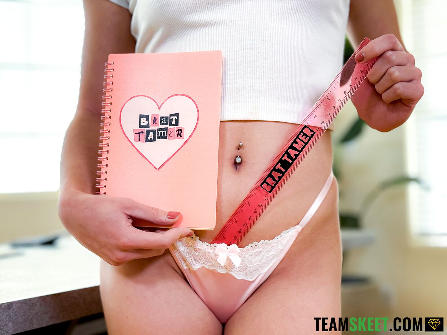 Daisy Entered the Brat Taming Program! Her Ass is About to Get Spanked