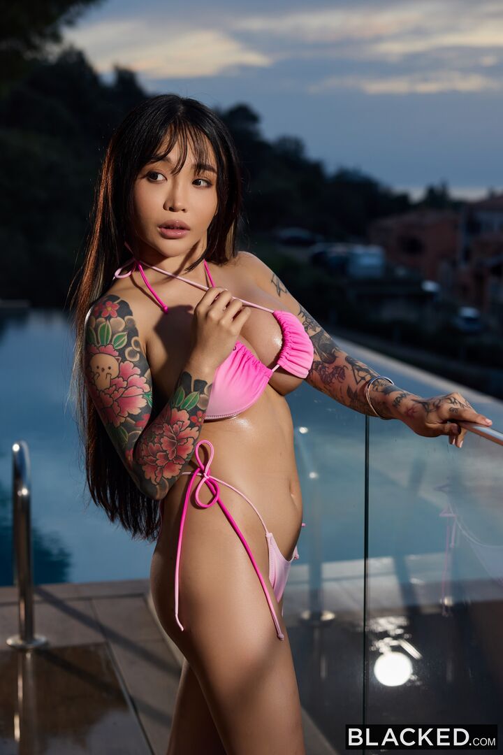 Tattooed Babe Trades BF For BBC