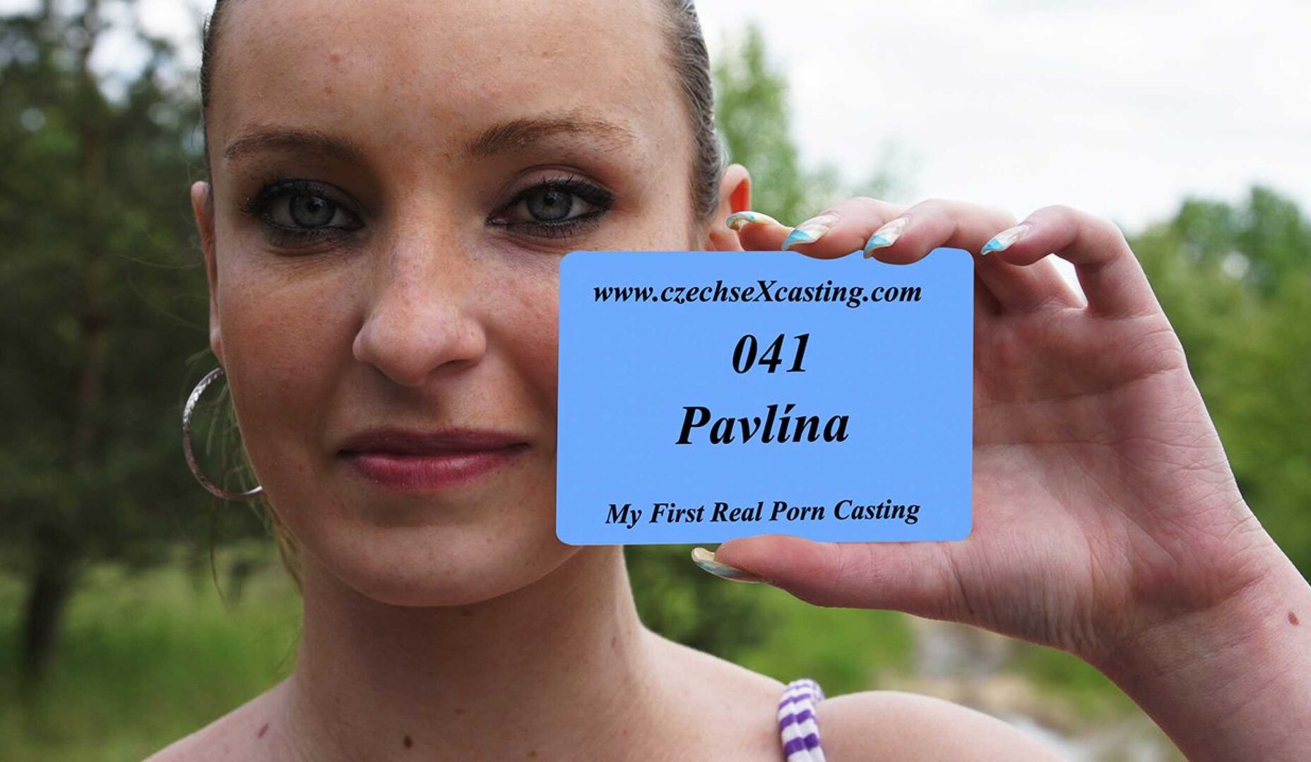 Pavlina's first porn casting 0180