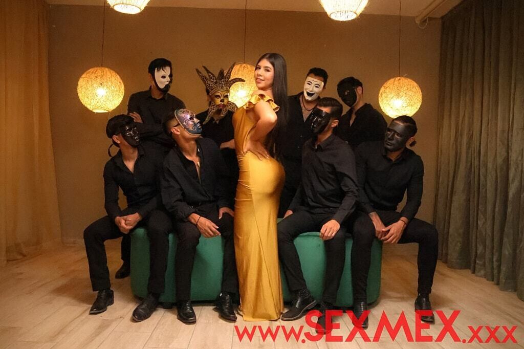 MILF IS INVITED TO A CARNIVAL PARTY . Elizabeth Marquez