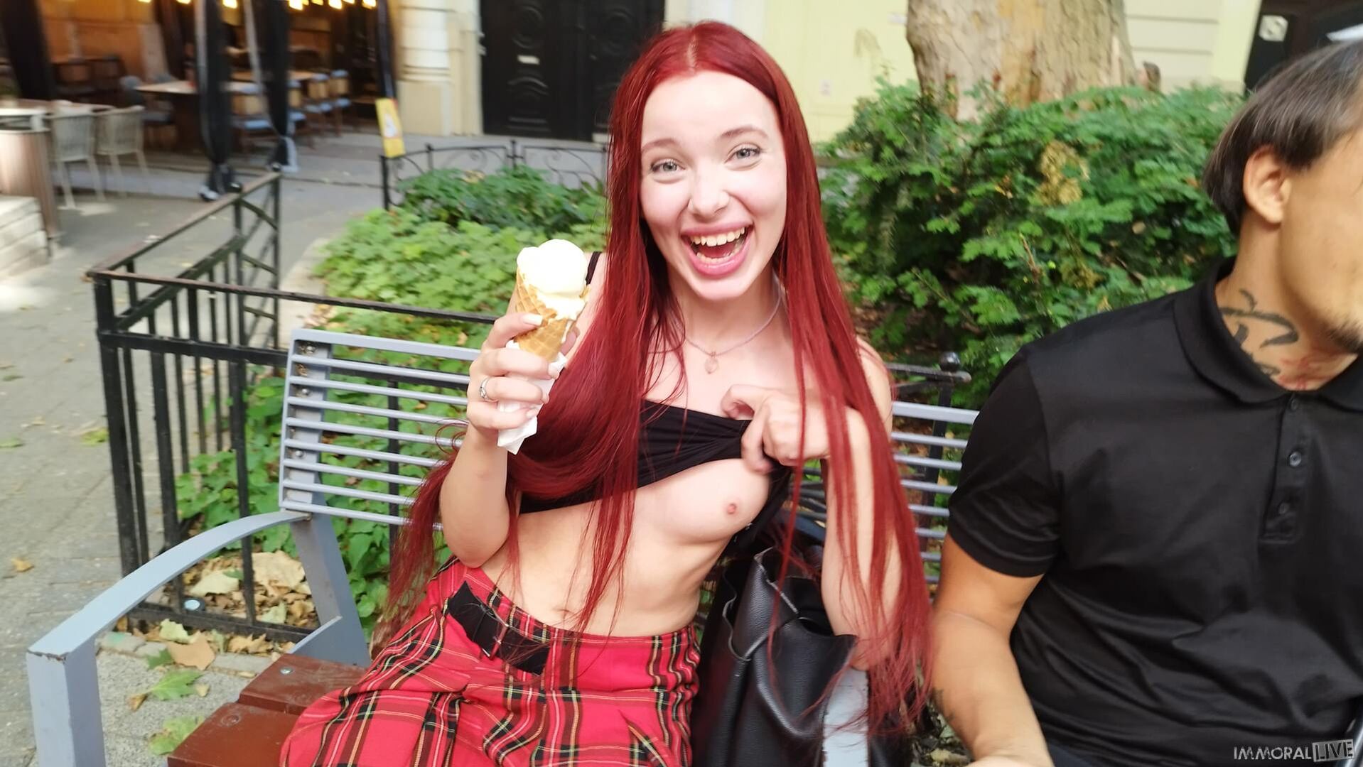 MEGAN MURKOVSKI NAUGHTY ICE CREAM LOVING 18-YEAR-OLD REDHEAD RUSSIAN