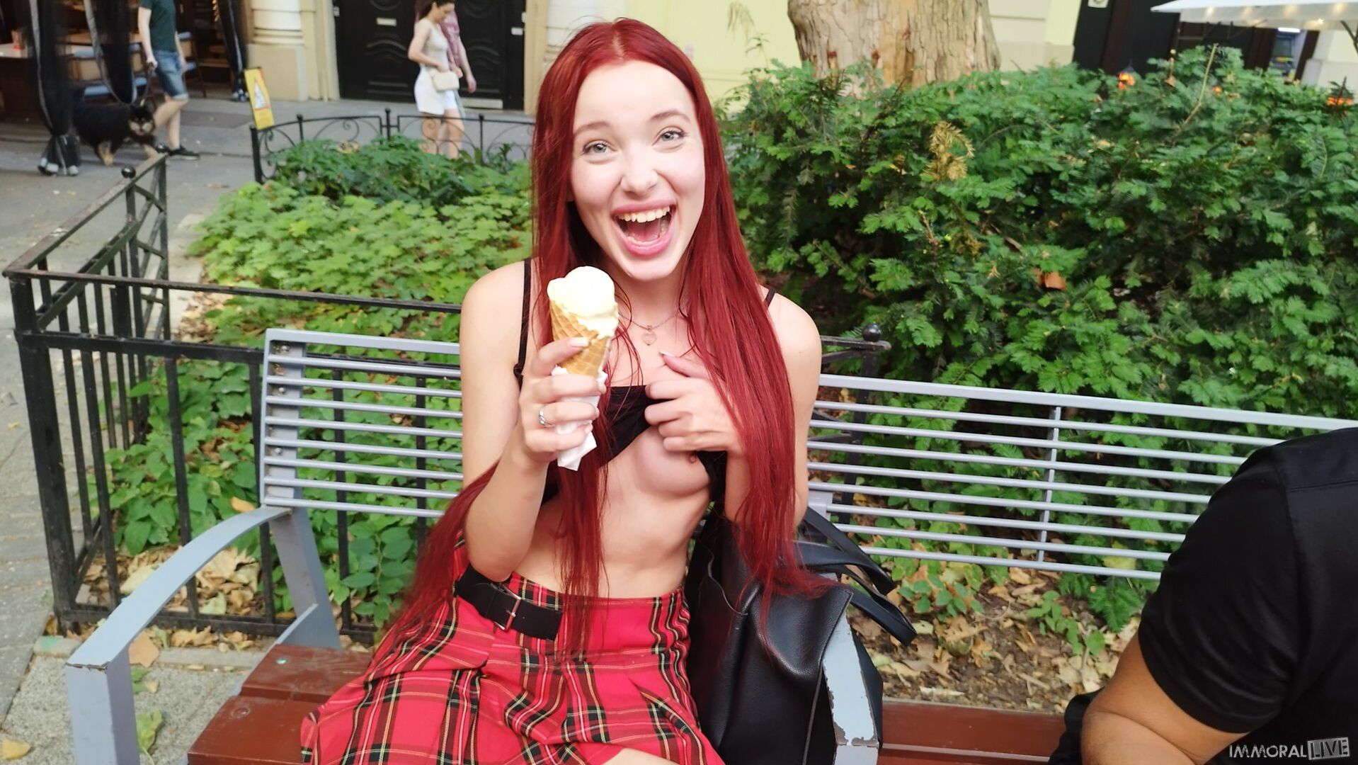 MEGAN MURKOVSKI NAUGHTY ICE CREAM LOVING 18-YEAR-OLD REDHEAD RUSSIAN