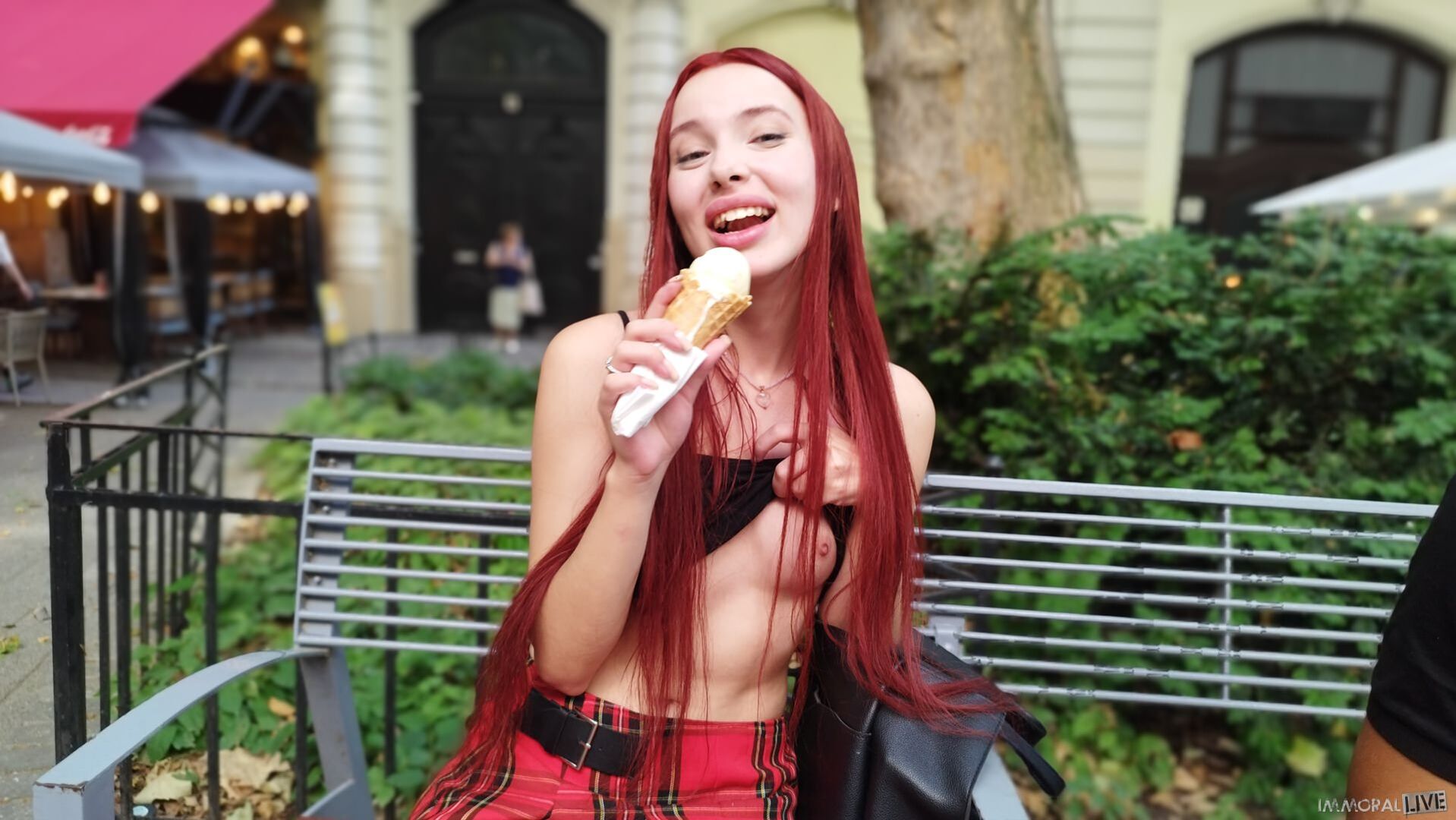 MEGAN MURKOVSKI NAUGHTY ICE CREAM LOVING 18-YEAR-OLD REDHEAD RUSSIAN