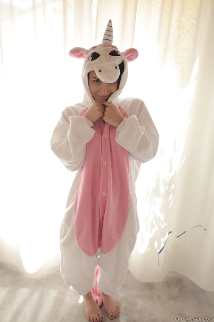 Sweet Lesbians In Unicorn Pajamas