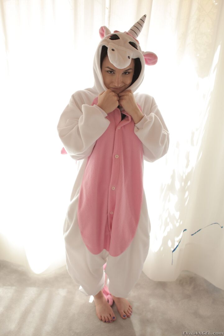 Sweet Lesbians In Unicorn Pajamas