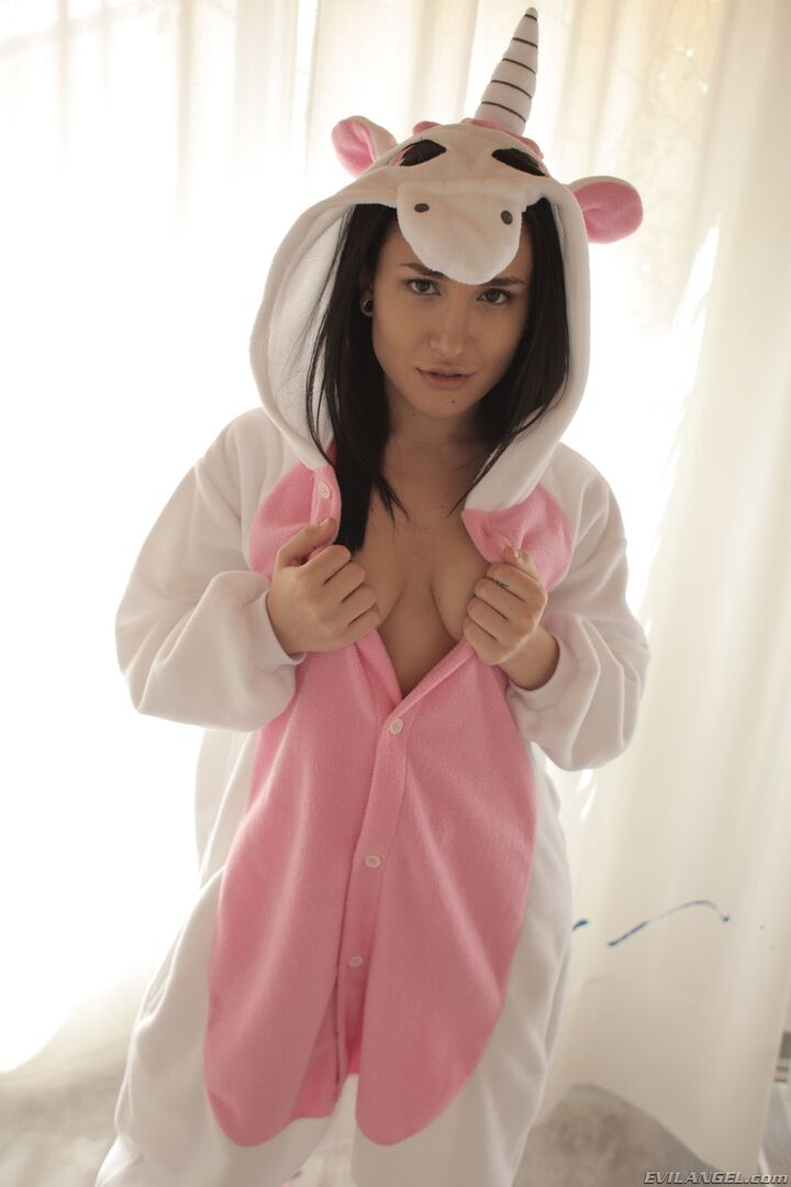 Sweet Lesbians In Unicorn Pajamas