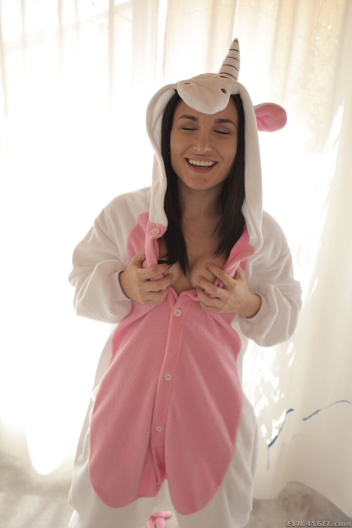 Sweet Lesbians In Unicorn Pajamas