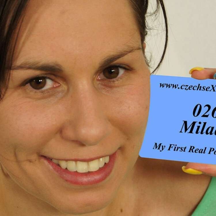 Sporty girl Milada and her first porn casting 0165