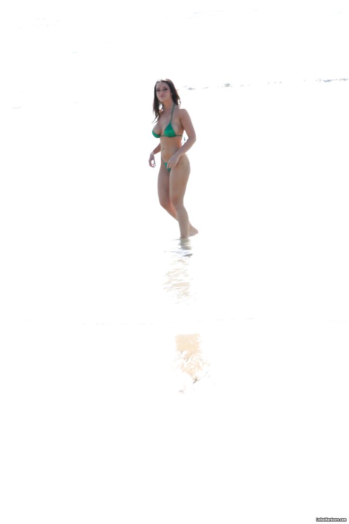 Big-chested Brunette From Beach Tenderly Fucked