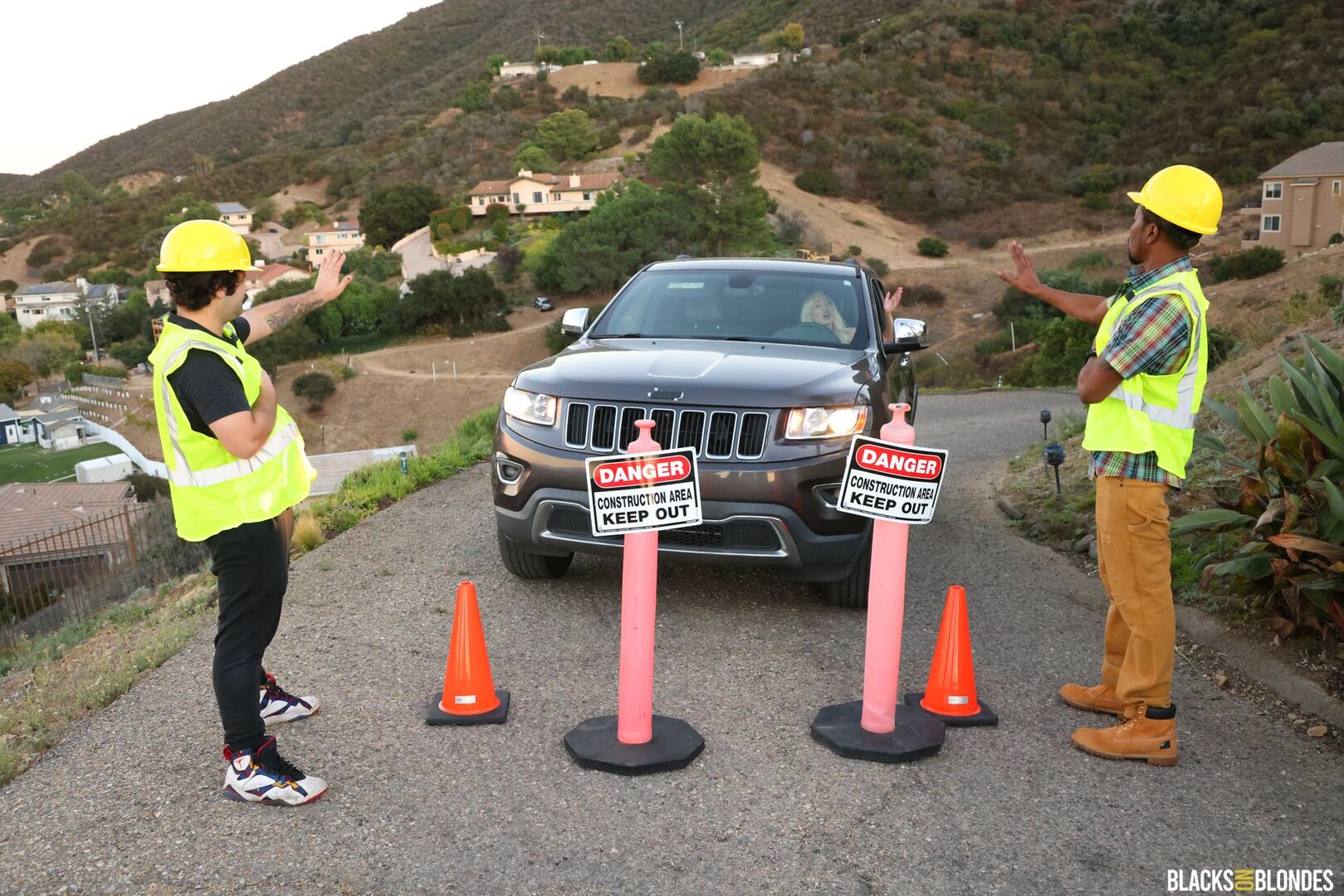 Adira Allure's Roadblock Ends Up In Anal Work