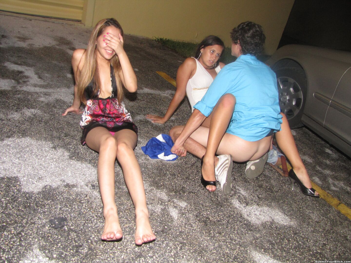 Me and the girls messin'