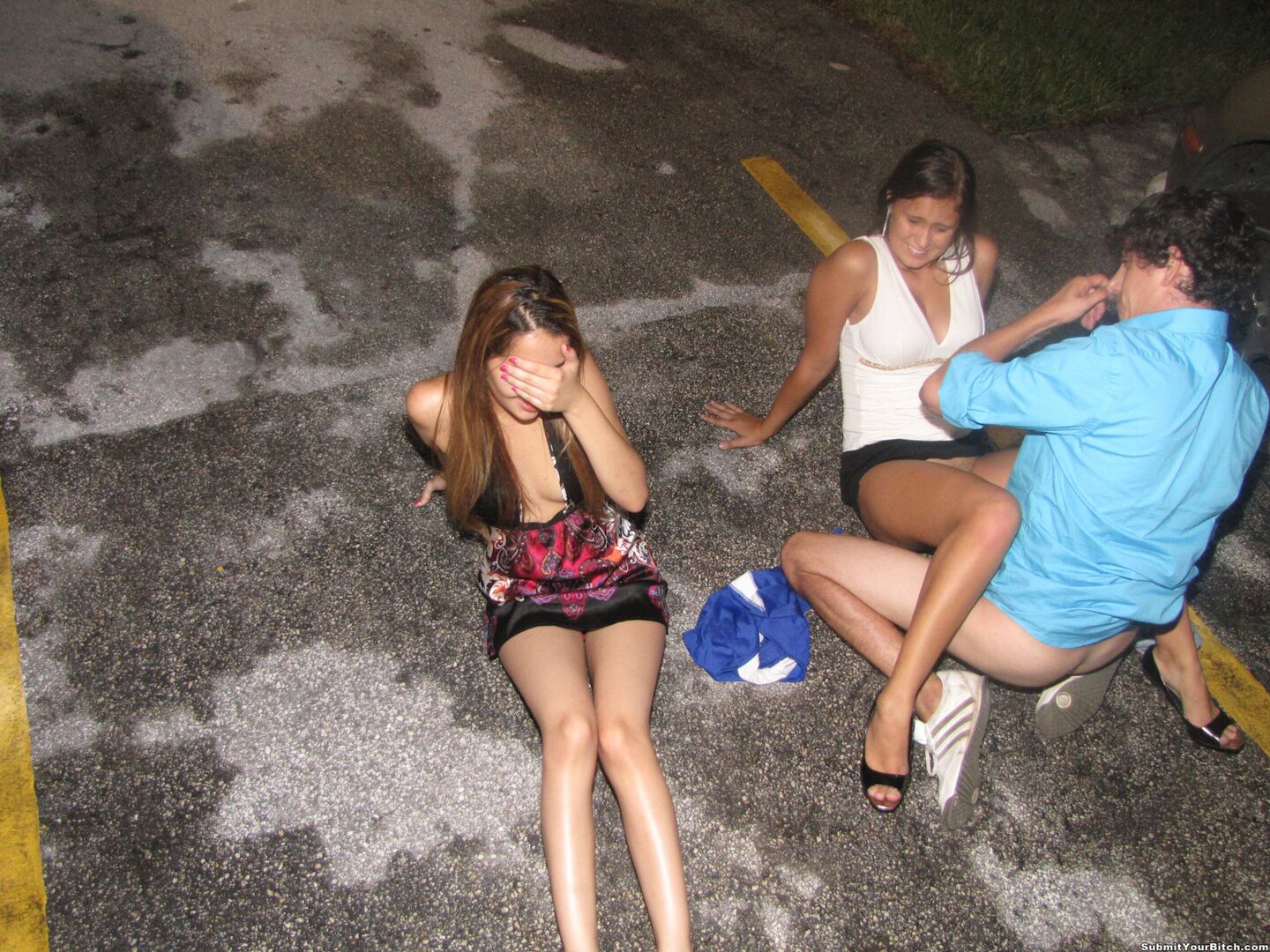 Me and the girls messin'