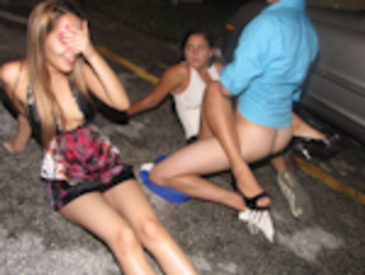 Me and the girls messin'