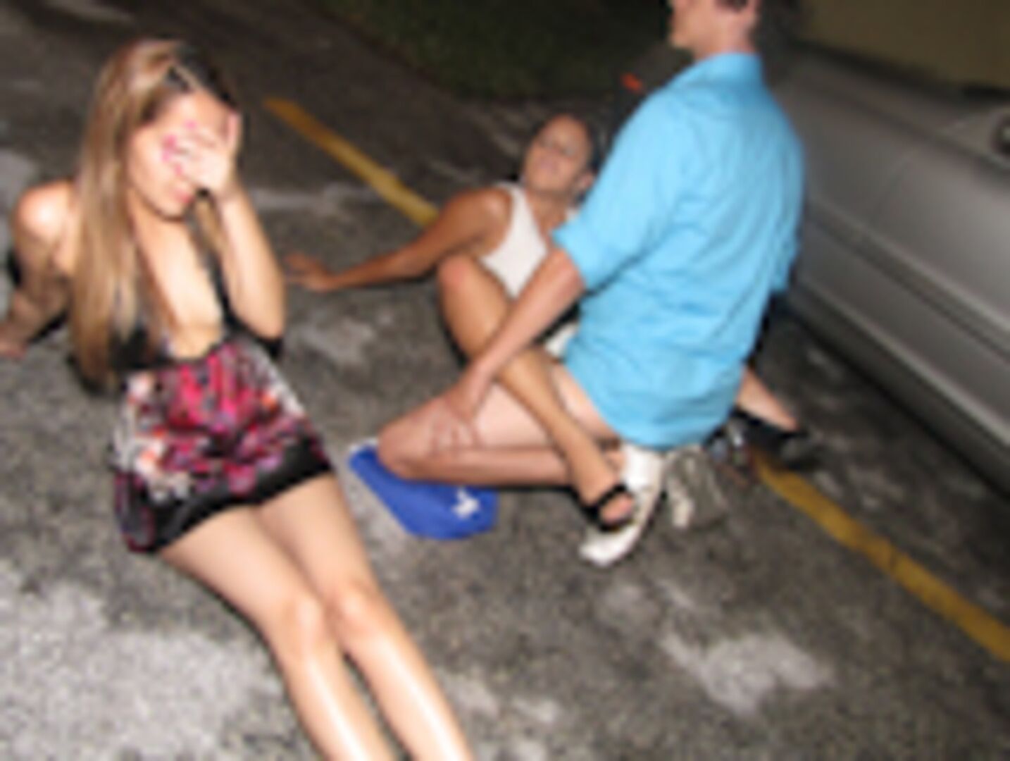 Me and the girls messin'
