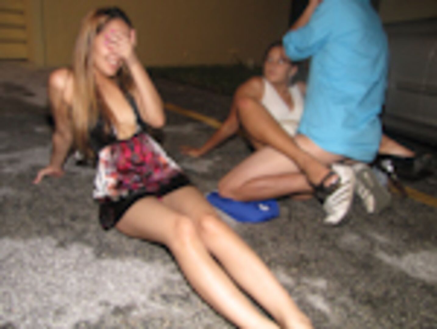 Me and the girls messin'