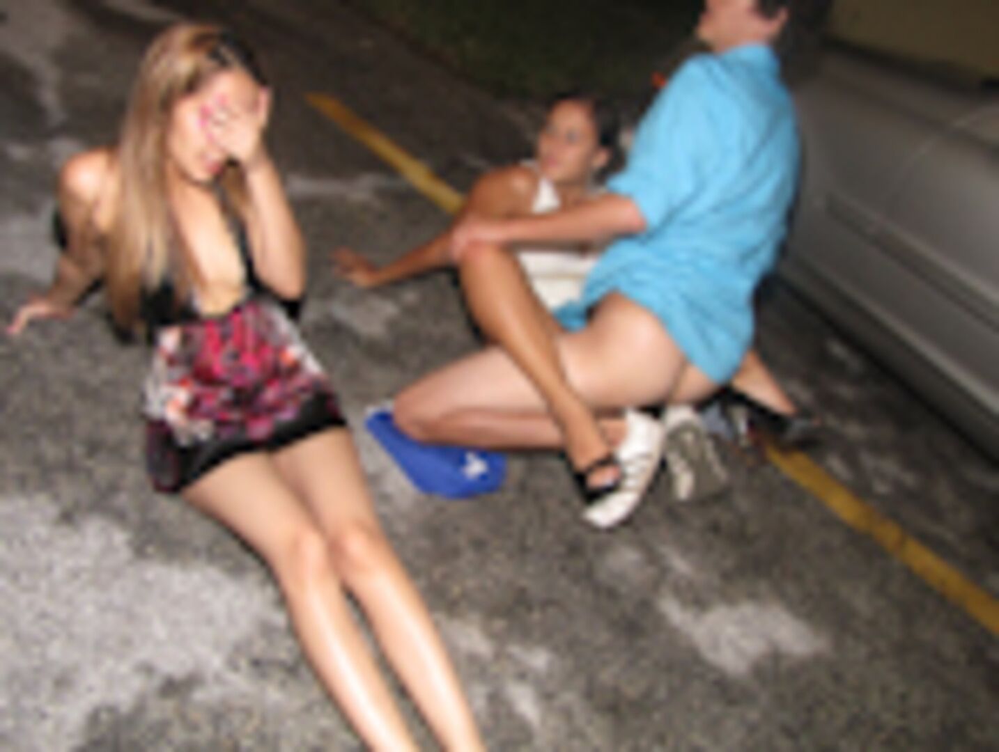 Me and the girls messin'