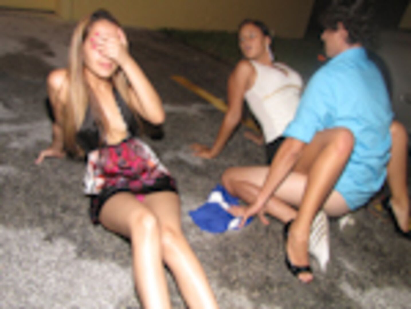 Me and the girls messin'