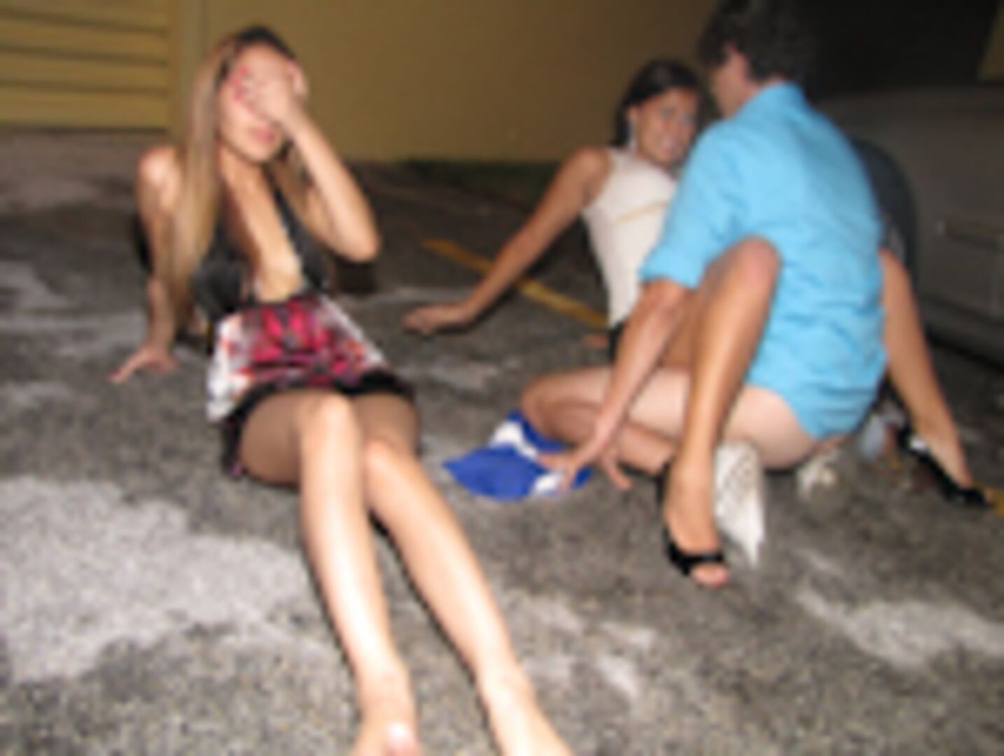 Me and the girls messin'