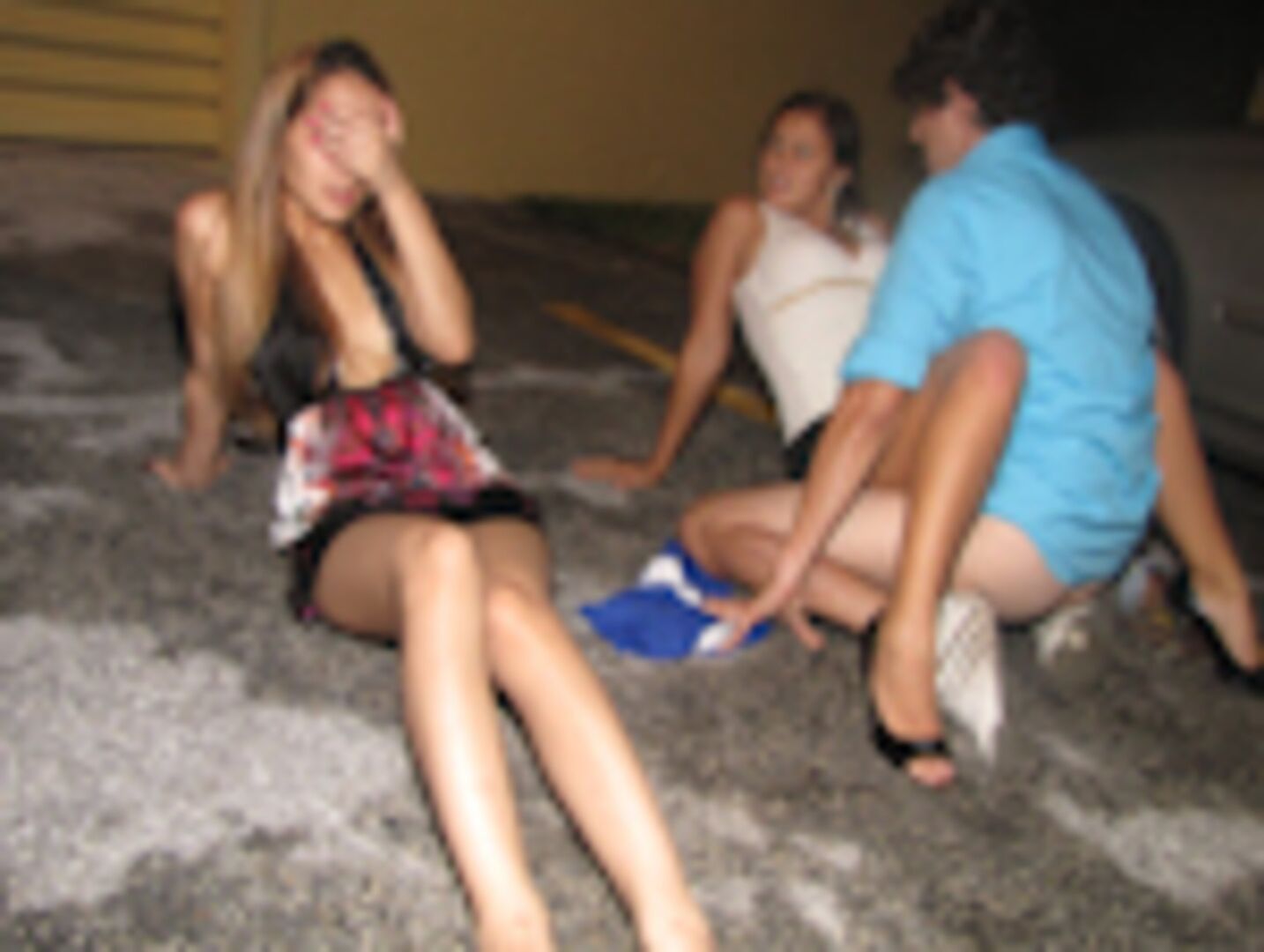 Me and the girls messin'