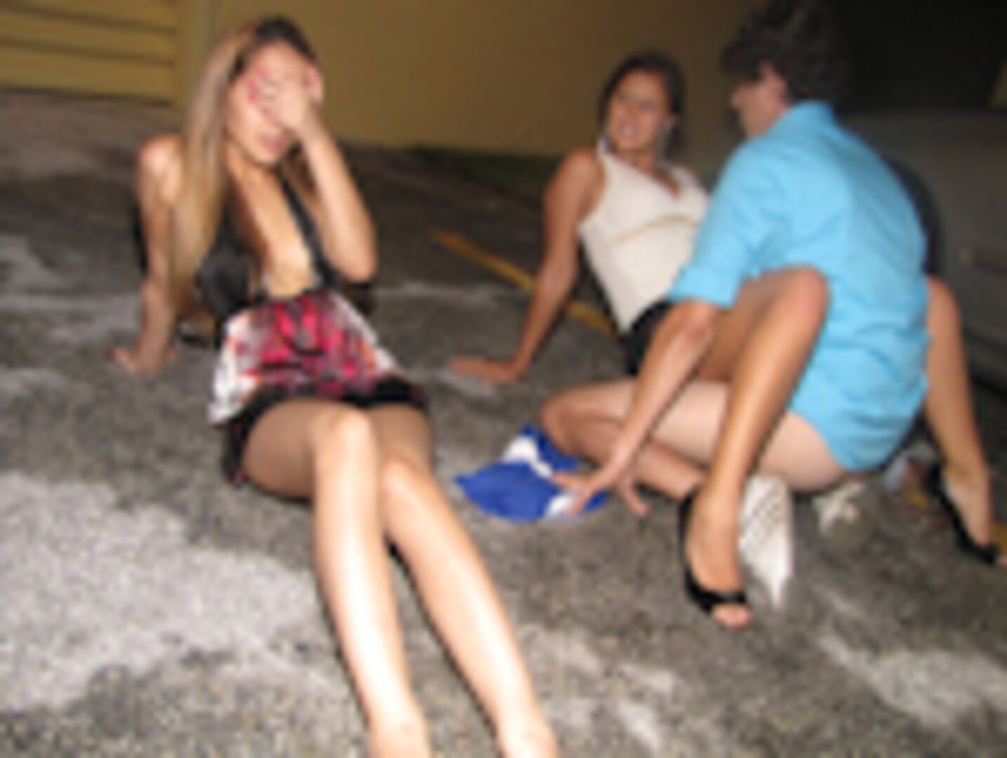 Me and the girls messin'