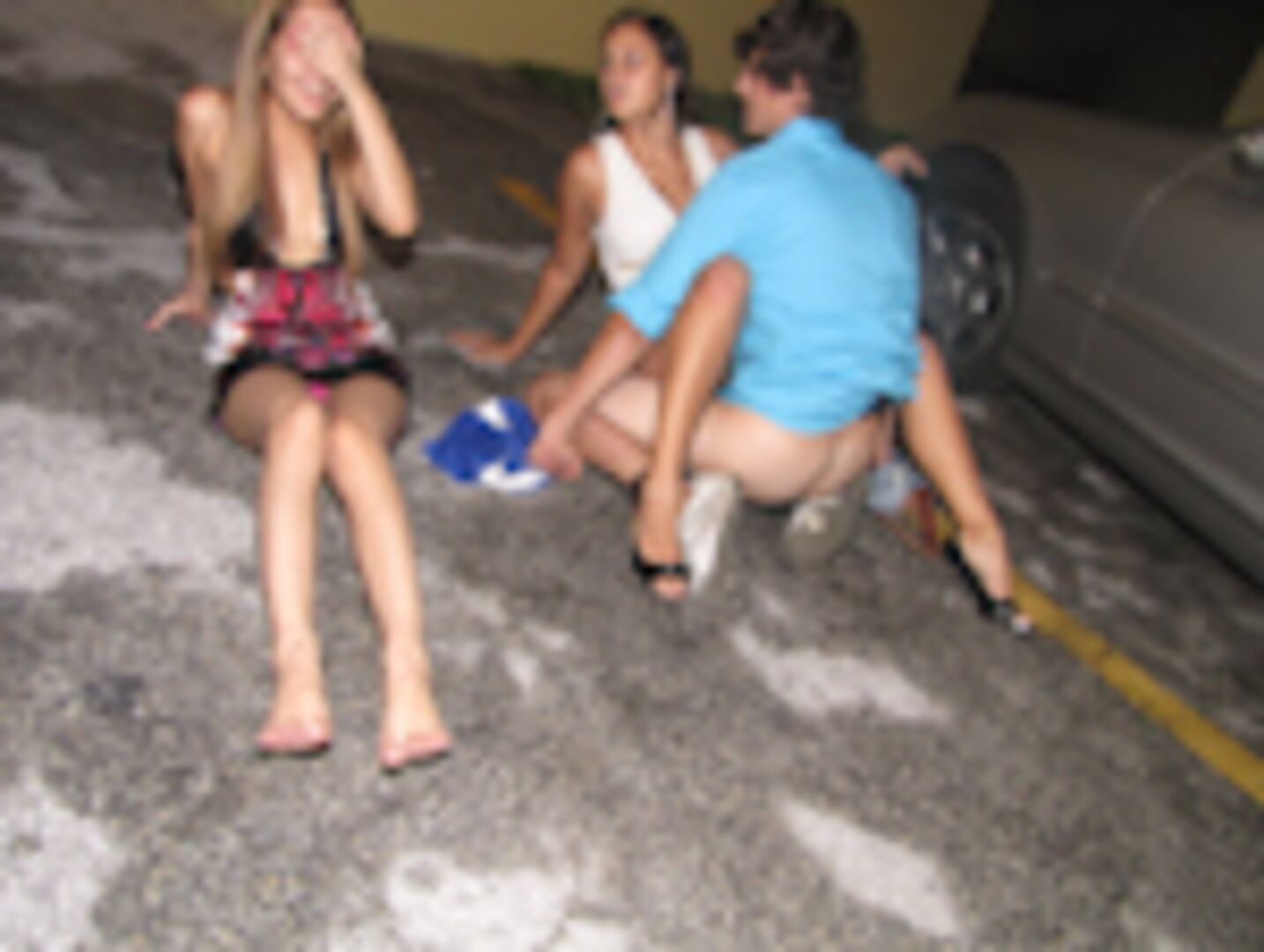 Me and the girls messin'