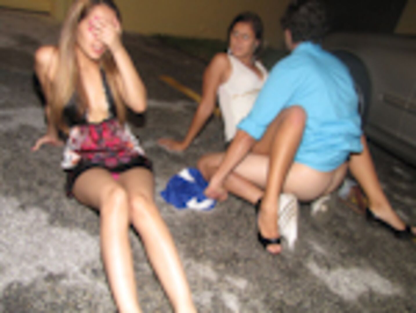 Me and the girls messin'