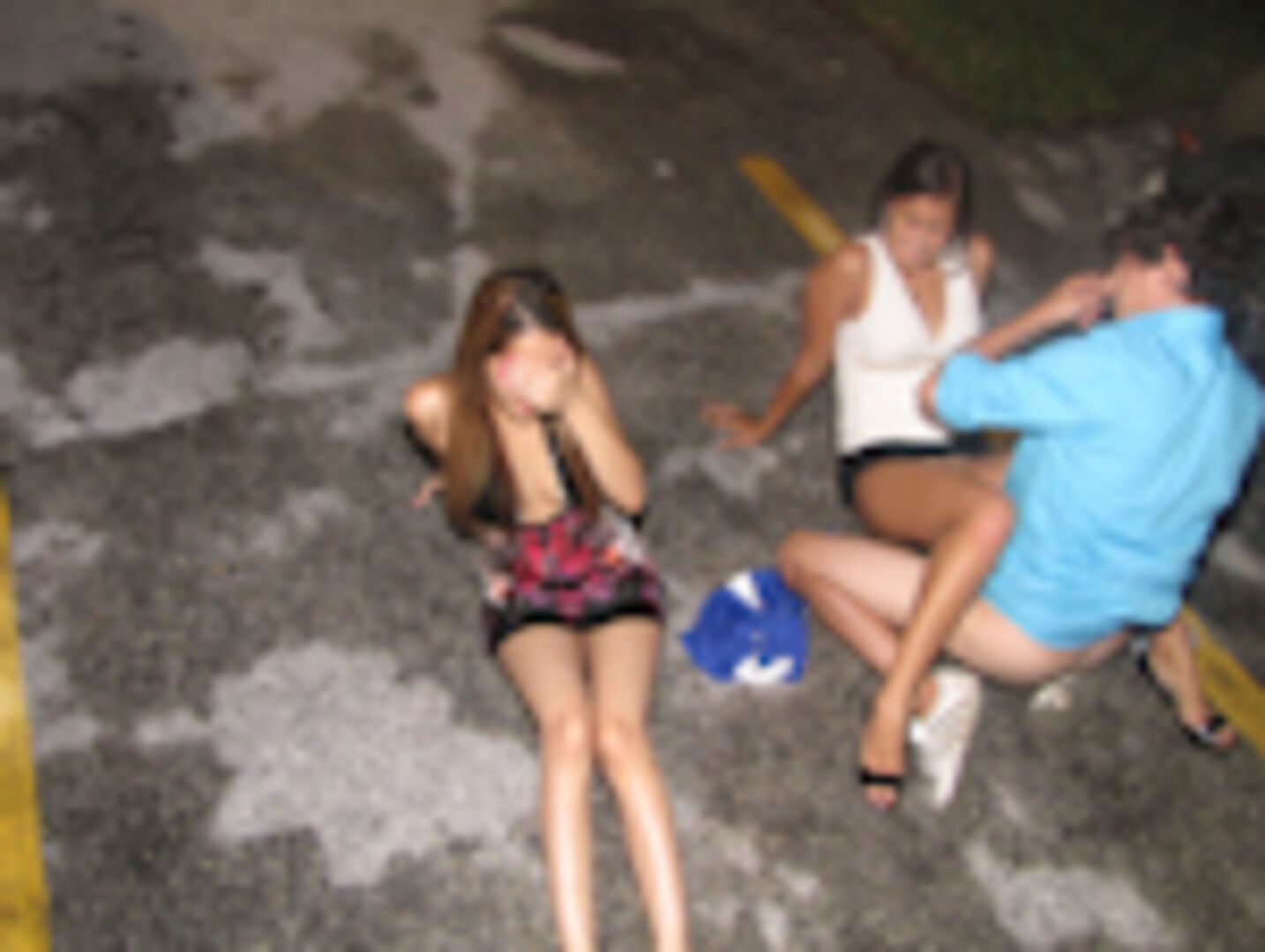 Me and the girls messin'
