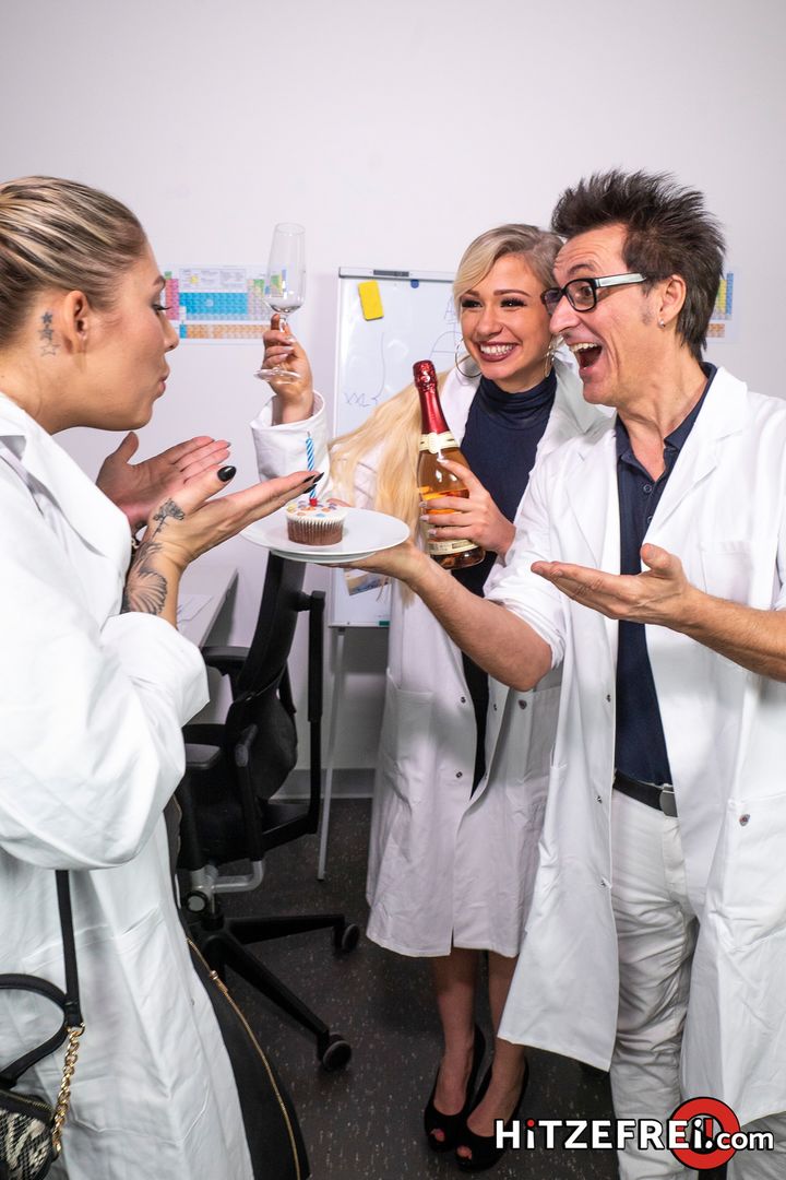 Red Super Dildo for Doctor Blow's Birthday